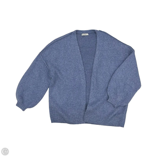 Sweater Cardigan By Prettygarden In Blue, Size: L
