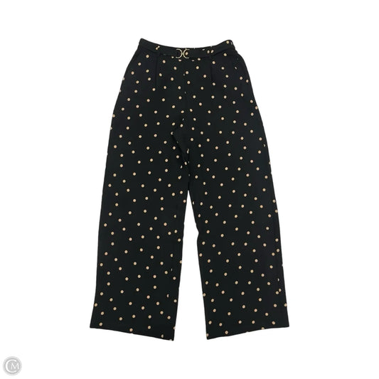 Pants Wide Leg By Cato In Black & Tan, Size: S