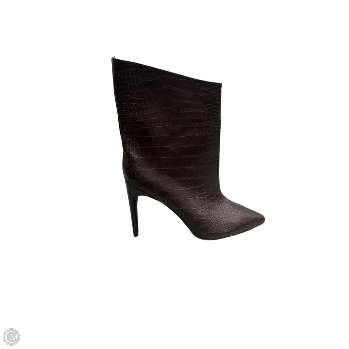 Boots Ankle Heels By Express In Brown, Size: 7