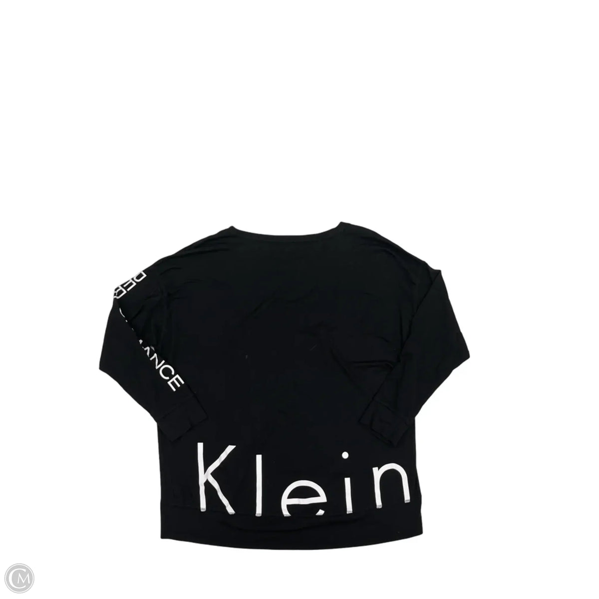 Top Long Sleeve By Calvin Klein Performance In Black, Size: 2x