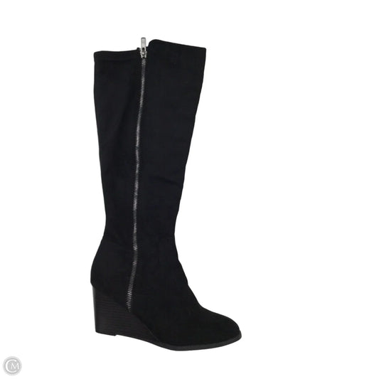 Boots Knee Heels By Style And Company In Black, Size: 7.5