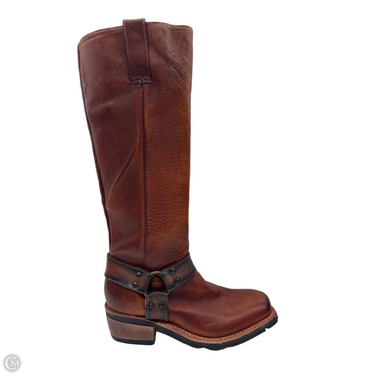 Boots Leather By Freebird In Brown, Size: 8