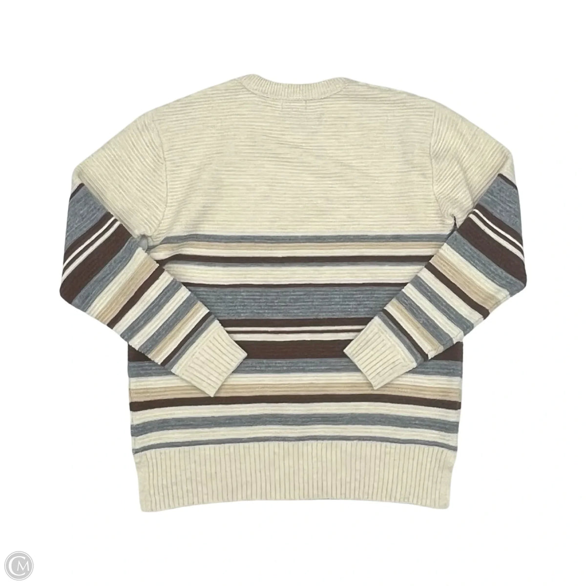 Sweater By Thread And Supply In Cream & Grey, Size: M