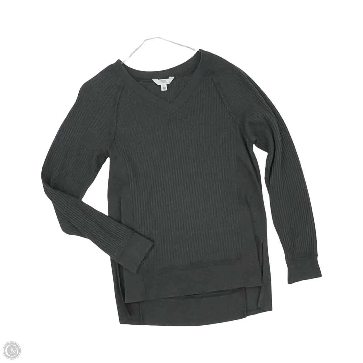 Top Long Sleeve By Time And Tru In Grey, Size: S