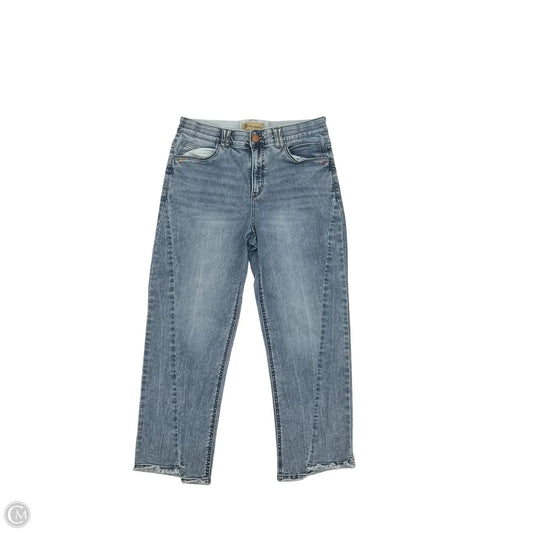 Jeans Straight By Democracy In Blue Denim, Size: 12
