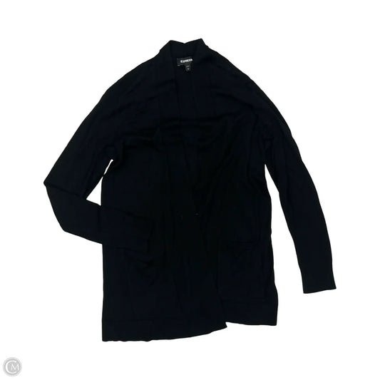 Sweater Cardigan By Express In Black, Size: L