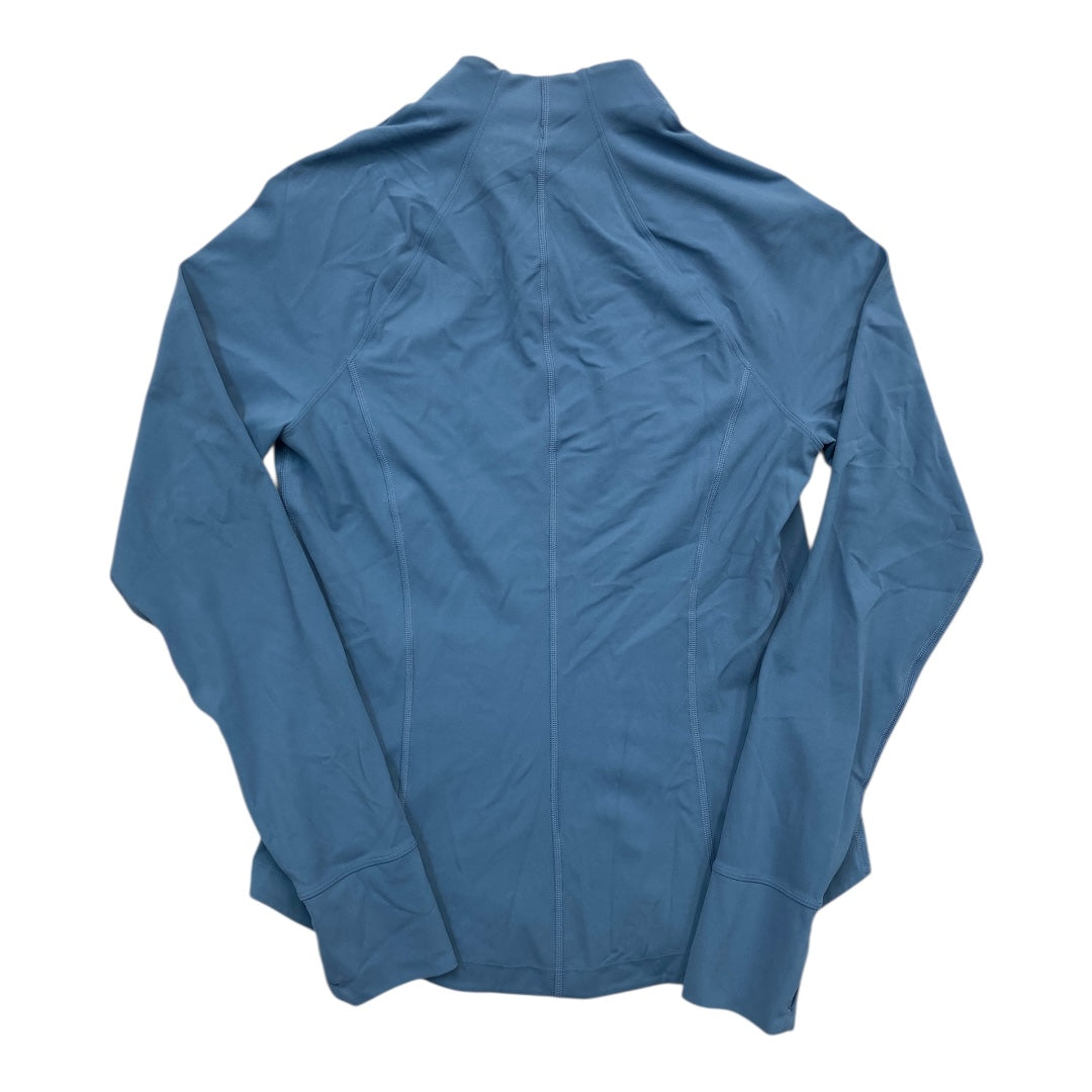 Athletic Jacket By Athleta In Blue, Size:M
