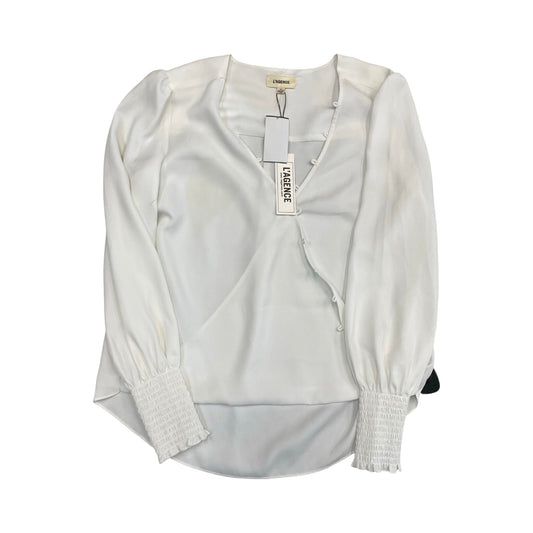 Top Ls Designer By L Agence In White, Size:S