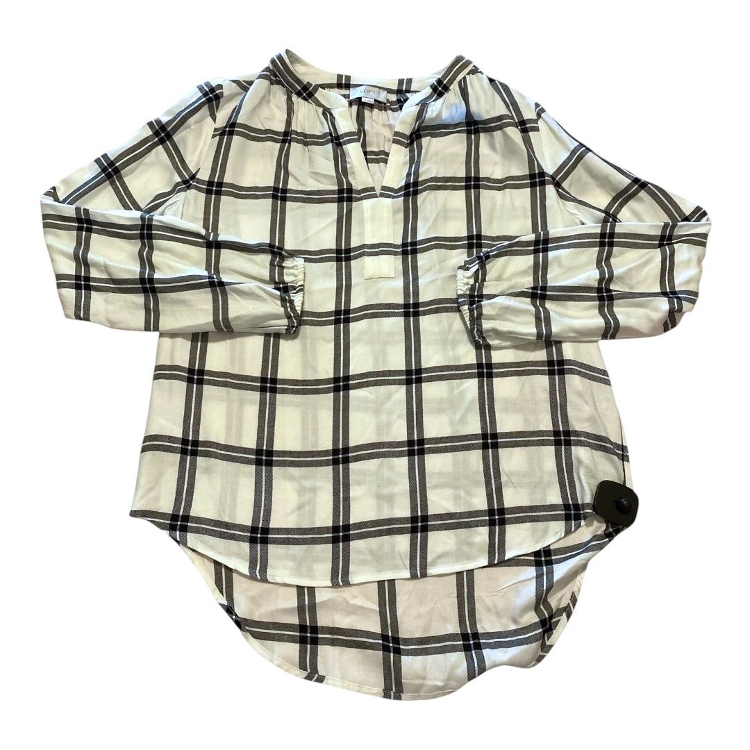 Top Ls By Loft In Black & White, Size:S