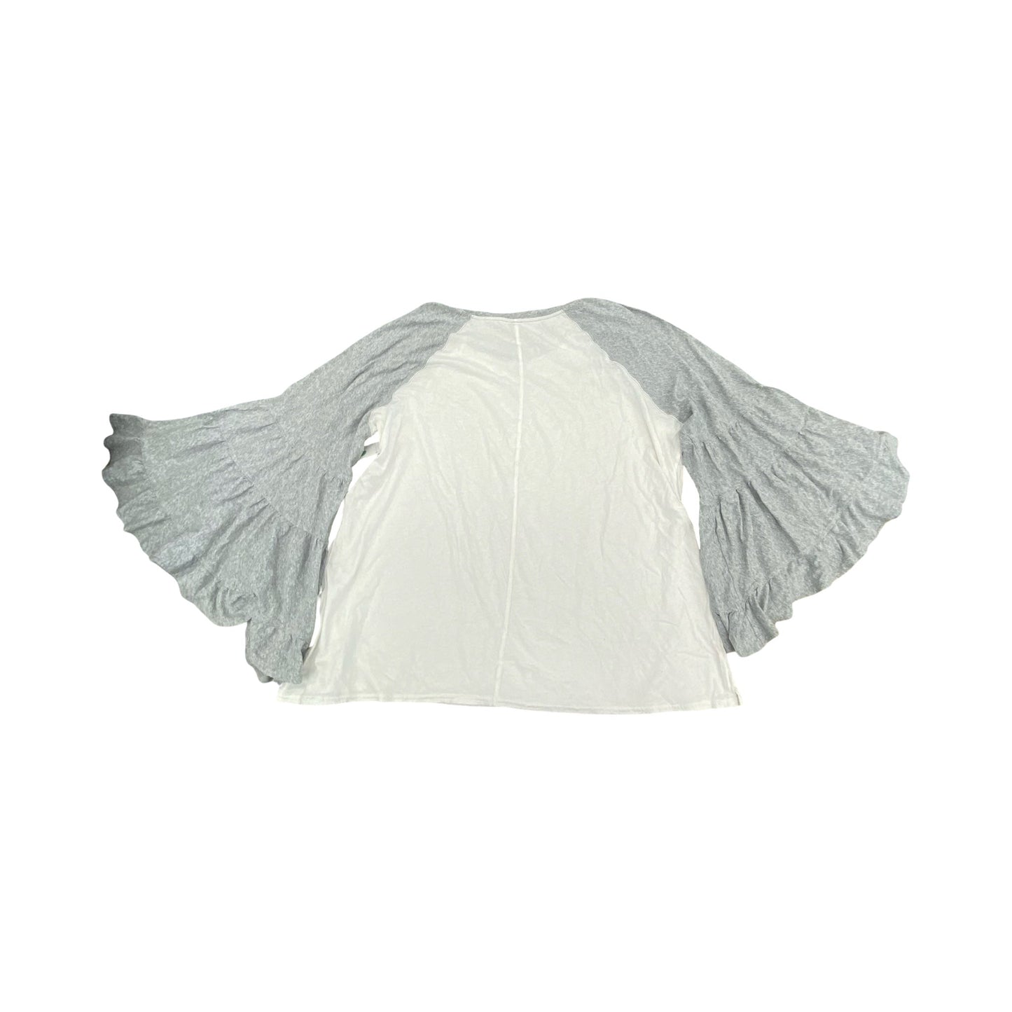 Top Ls By Free People In Grey & White, Size:L