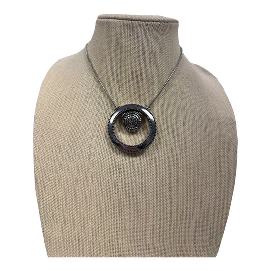 Necklace Pendant By Chicos In Silver