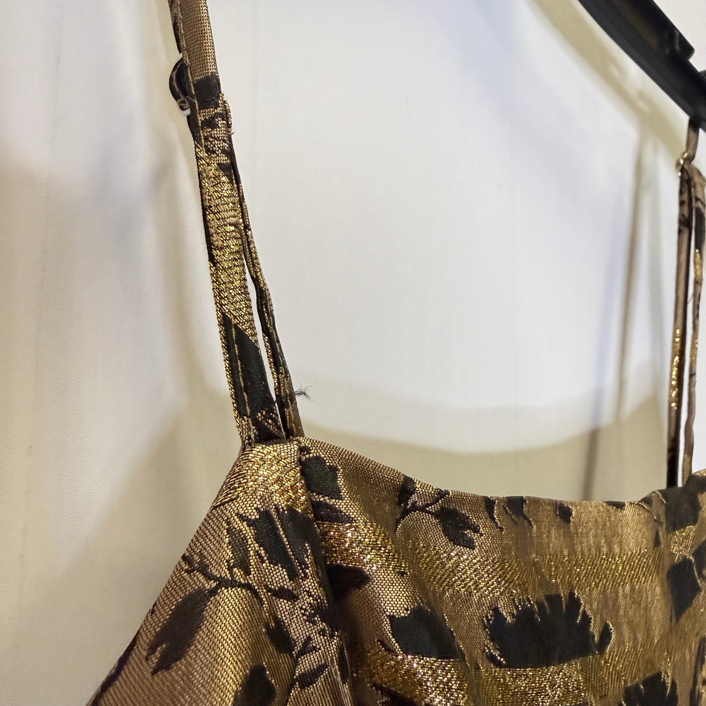 Dress Party Long By Clothes Mentor In Bronze, Size: S