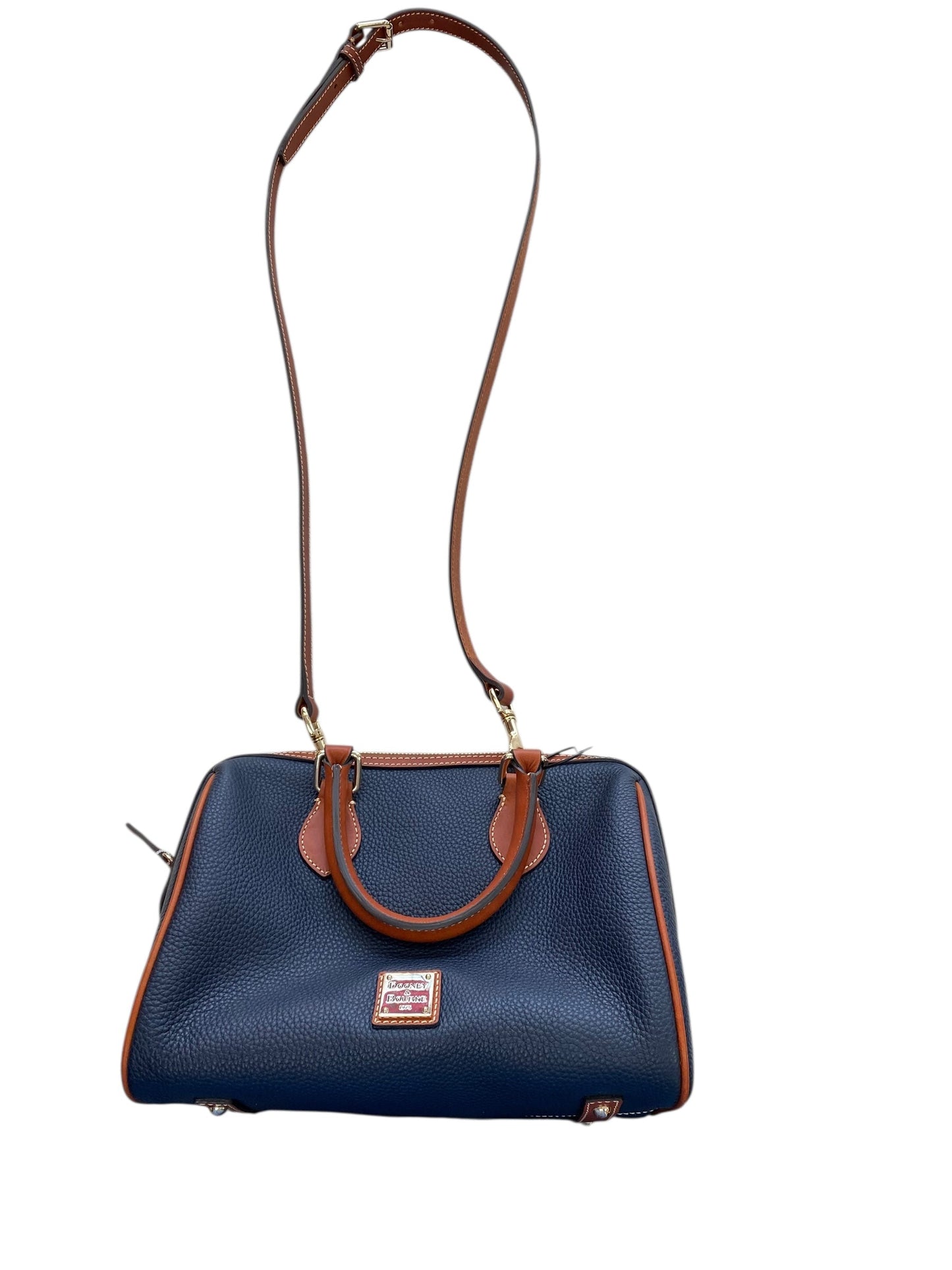 Handbag Designer By Dooney And Bourke In Navy, Size:Medium