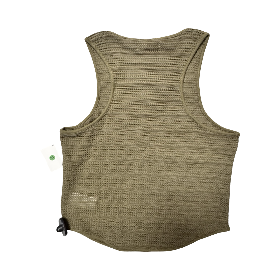 Top Sleeveless By Madewell In Green, Size:M