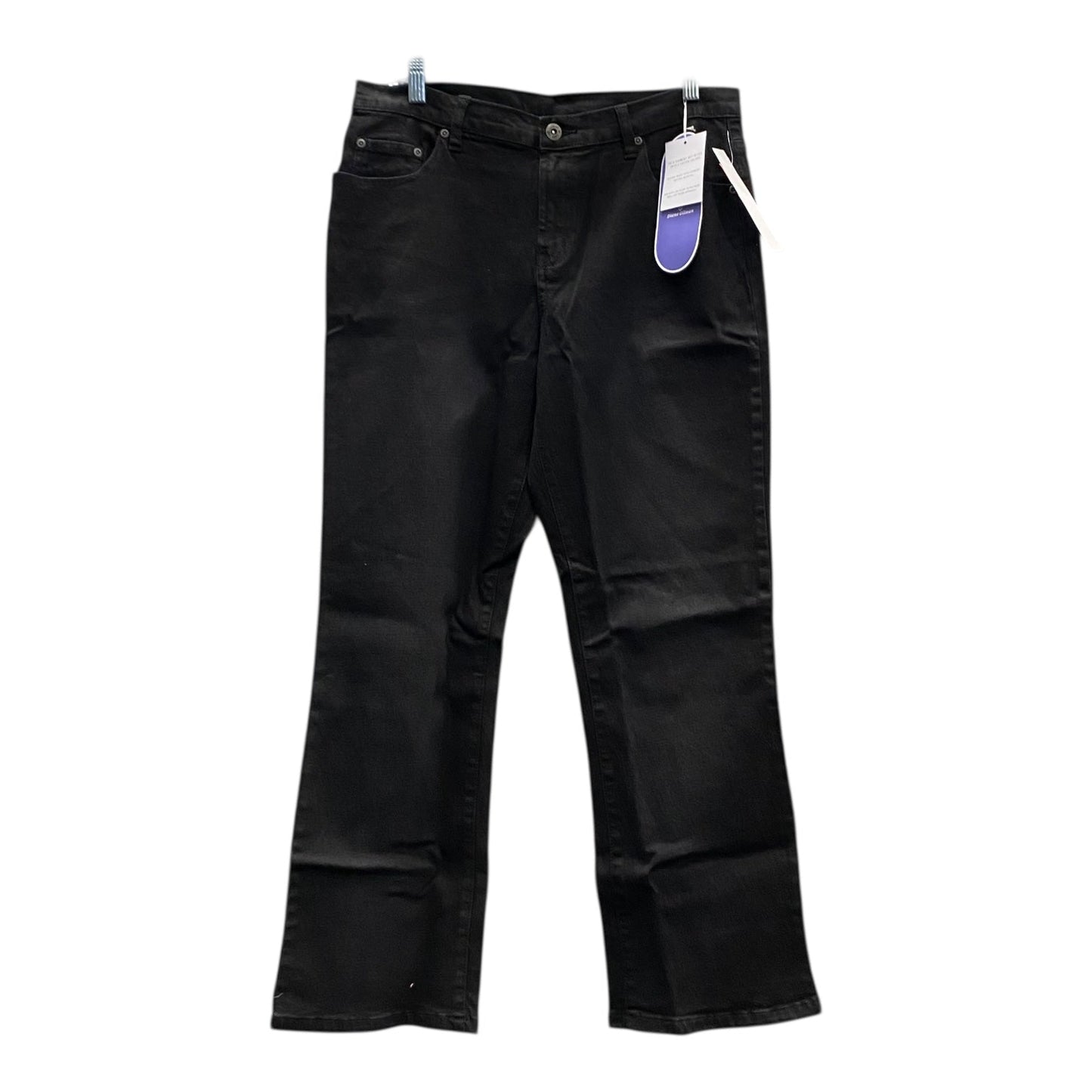 Jeans Boot Cut By Dg2 In Black, Size:12P