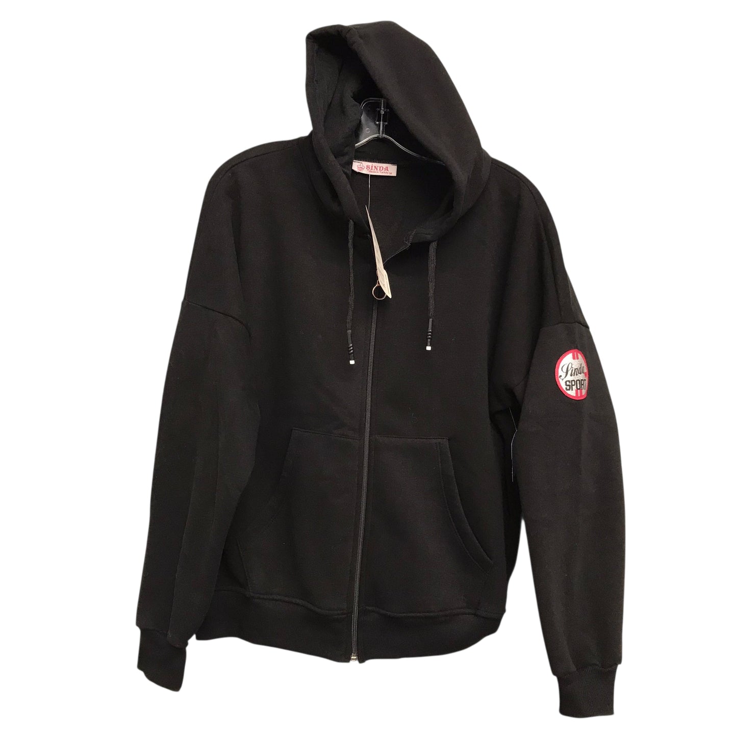 Athletic Sweatshirt Hoodie By Sunday In Black, Size:M