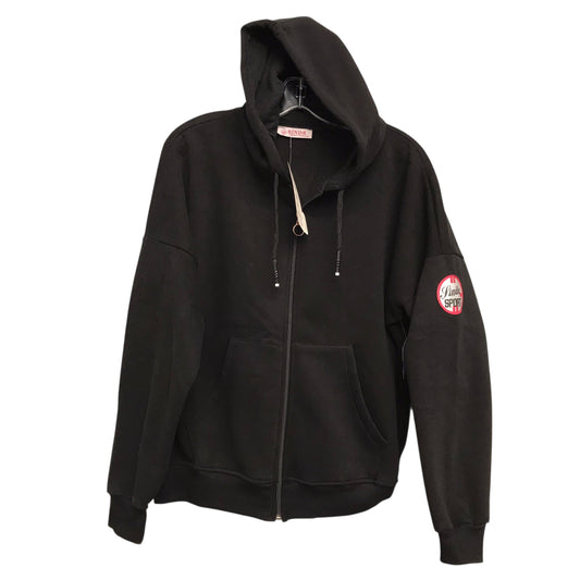 Athletic Sweatshirt Hoodie By Sunday In Black, Size:M