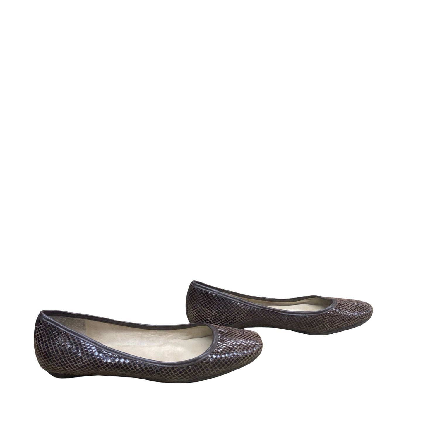 Shoes Flats By Talbots In Brown, Size:8.5