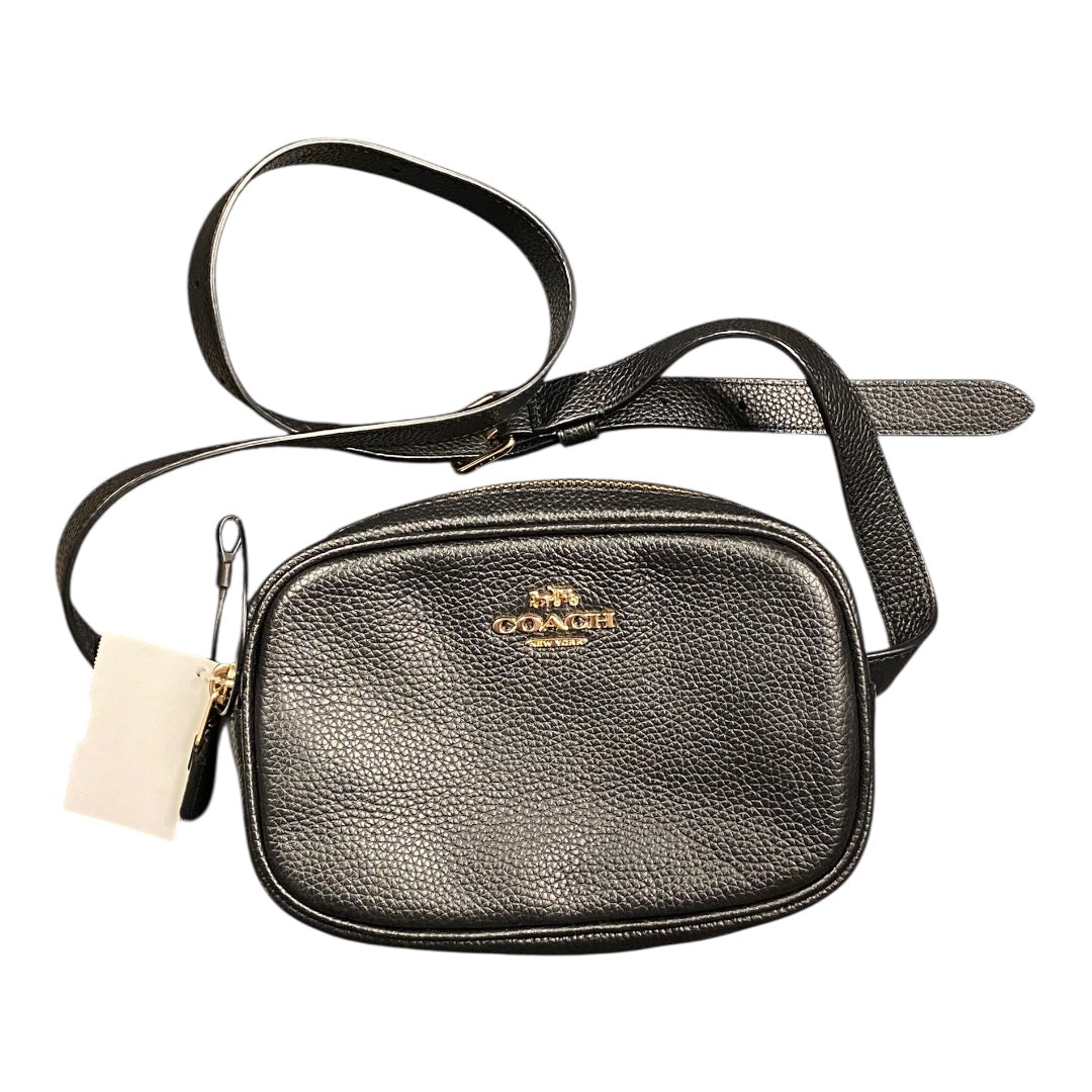 Handbag Designer By Coach In Black, Size:Small