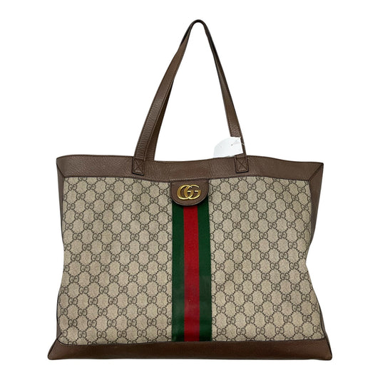 Tote Luxury Designer By Gucci, Size: Large