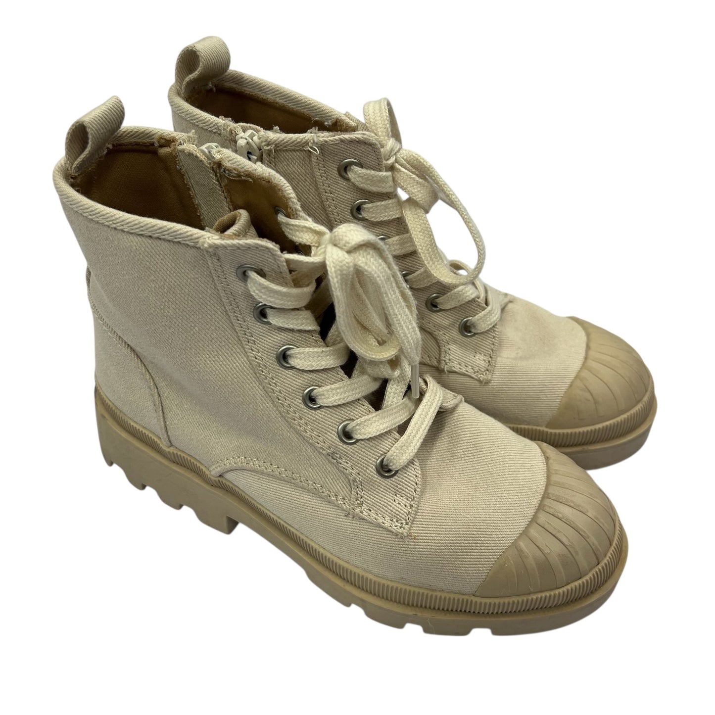 Boots Ankle Flats By Universal Thread In Beige, Size: 6