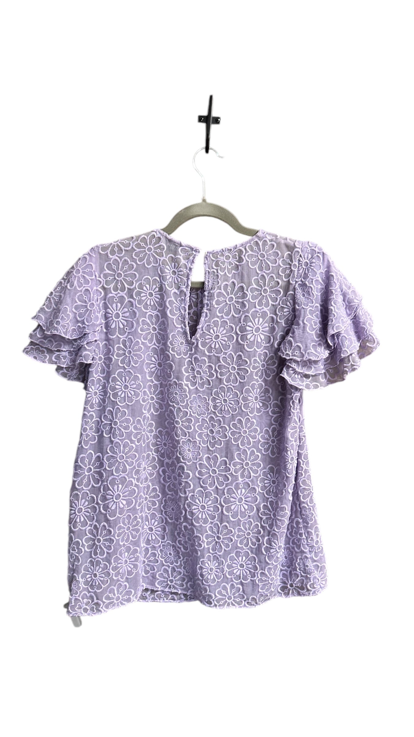 Top Short Sleeve By Kate Spade In Purple, Size: S