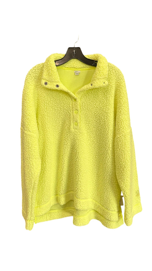 Sweatshirt Collar By Aerie In Yellow, Size: L