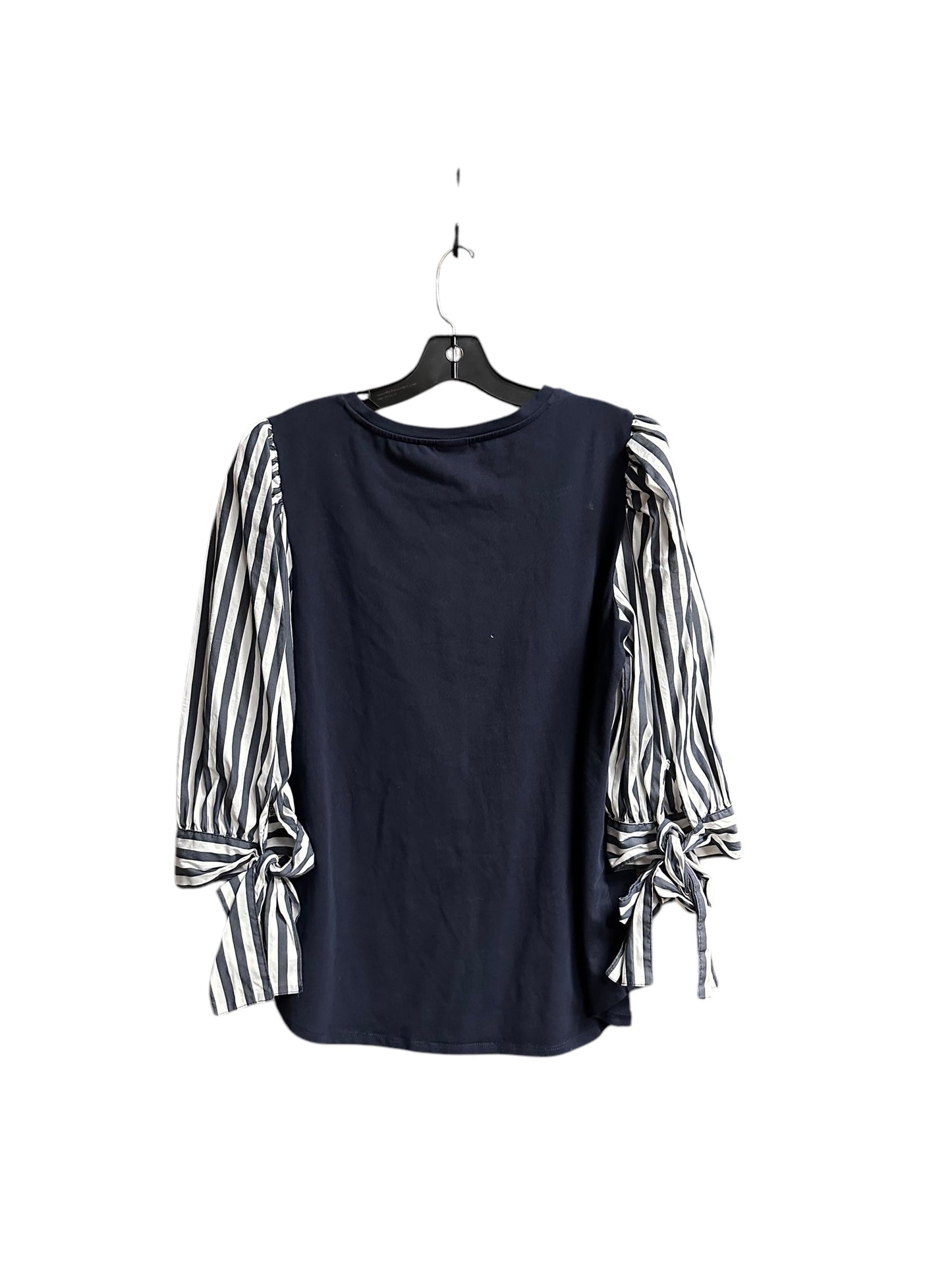 Top Long Sleeve By Chicos In Navy, Size: L