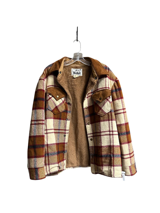 Coat Wool By Woolrich In Plaid Pattern, Size: Xl