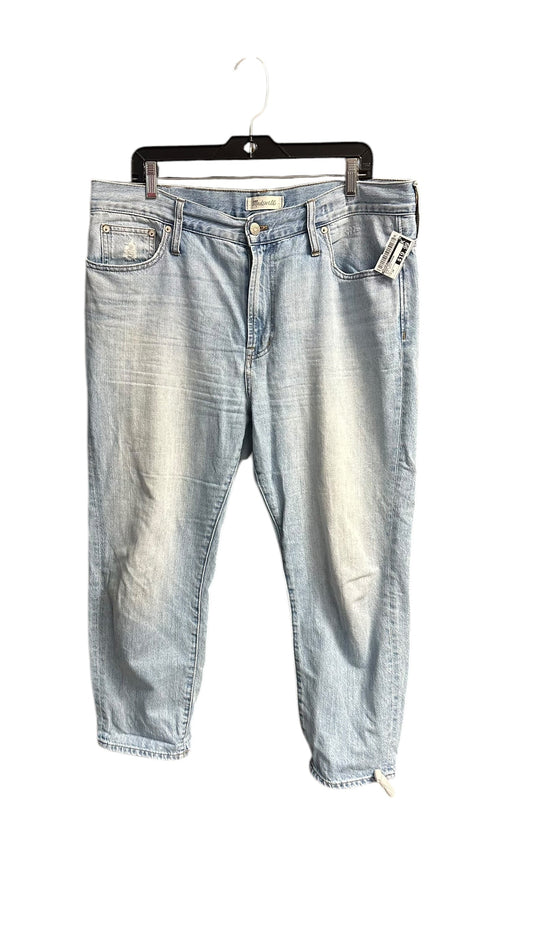 Jeans Boyfriend By Madewell In Blue Denim, Size: 14