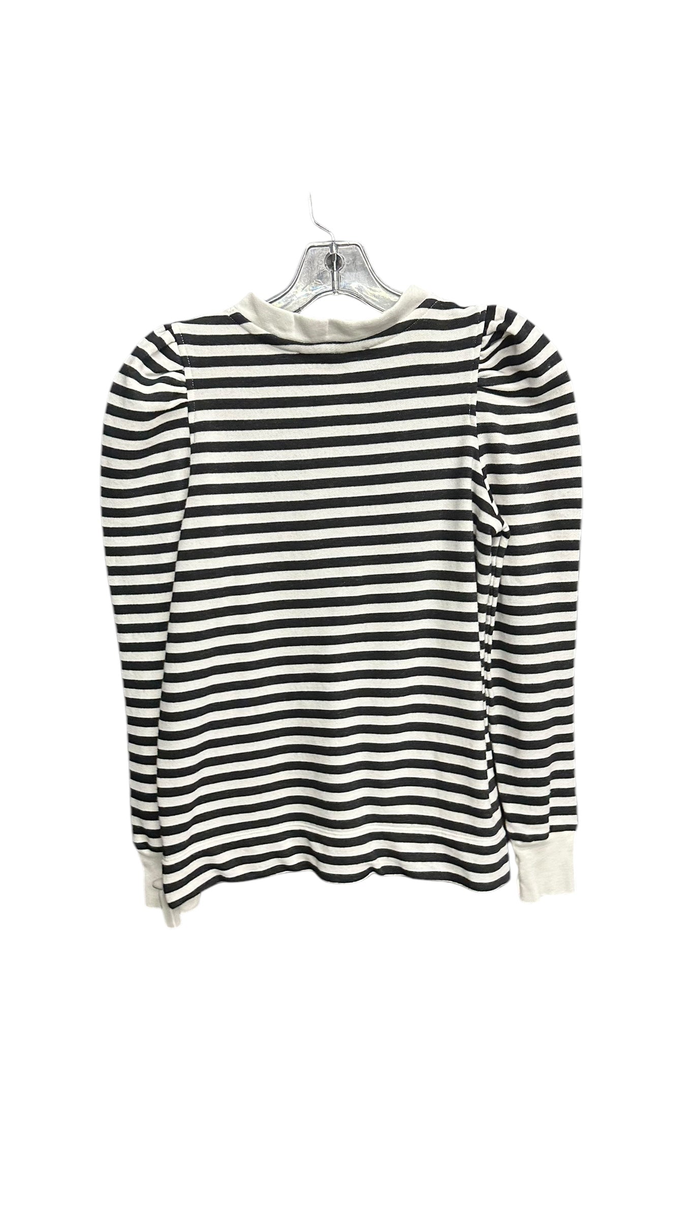 Top Long Sleeve By Loft In Striped Pattern, Size: Xxsp