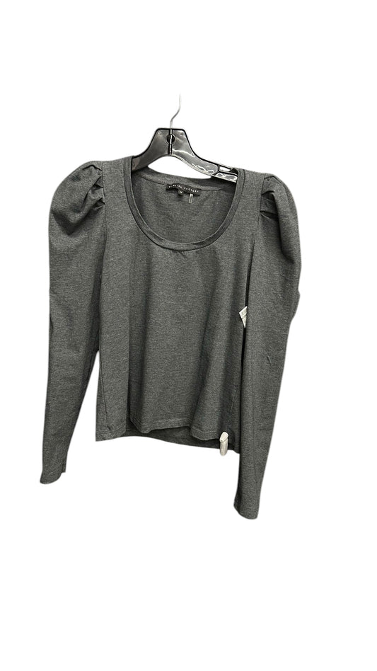 Top Long Sleeve By English Factory In Grey, Size: Xs