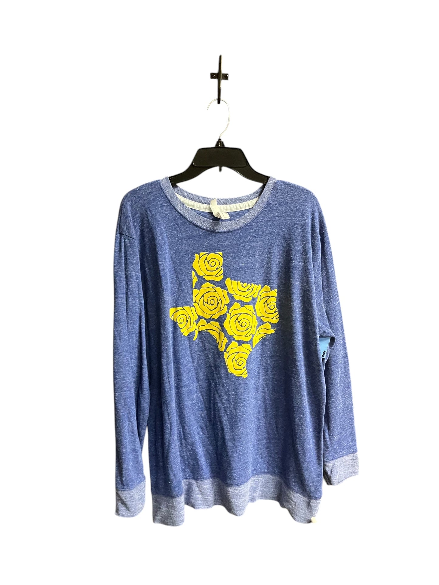 Sweatshirt Crewneck By Clothes Mentor In Blue, Size: Xl