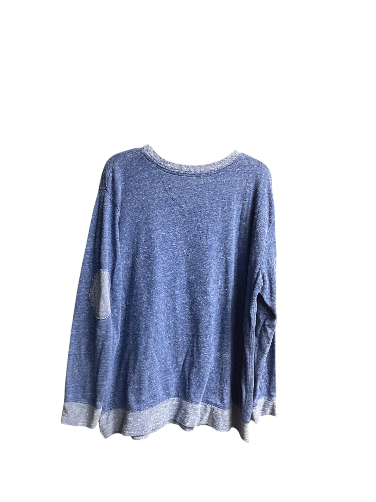 Sweatshirt Crewneck By Clothes Mentor In Blue, Size: Xl