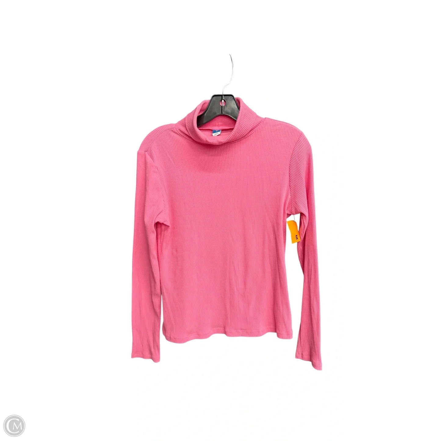 Top Long Sleeve Basic By Old Navy In Pink, Size: M