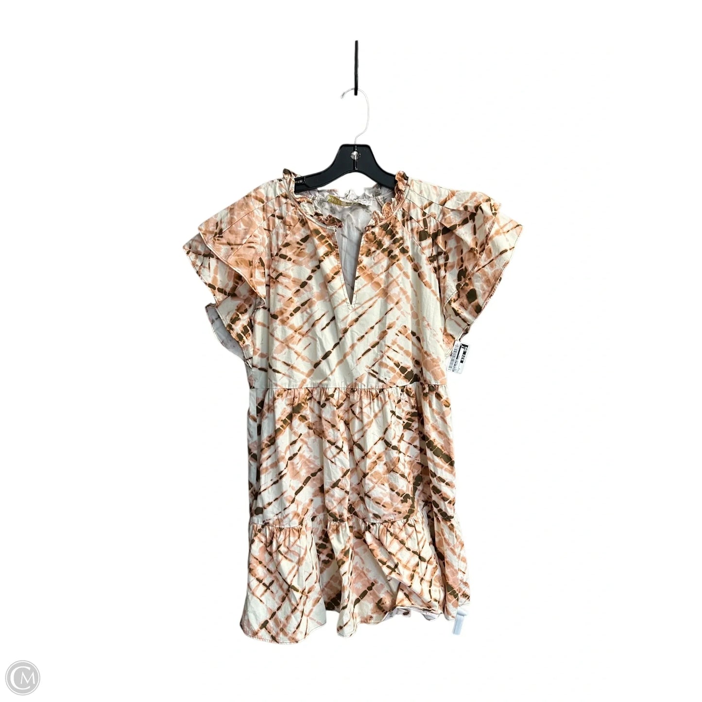 Dress Casual Short By Marie Oliver In Tan, Size: S