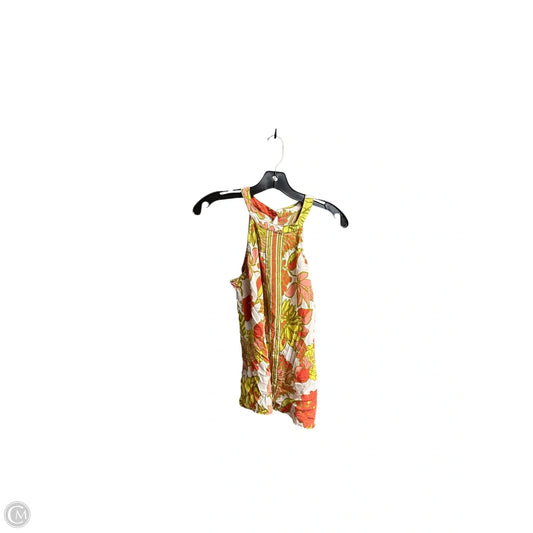 Top Sleeveless By Trina Turk In Floral Print, Size: S