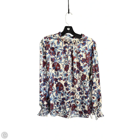 Top Long Sleeve By Jodifl In Floral Print, Size: S