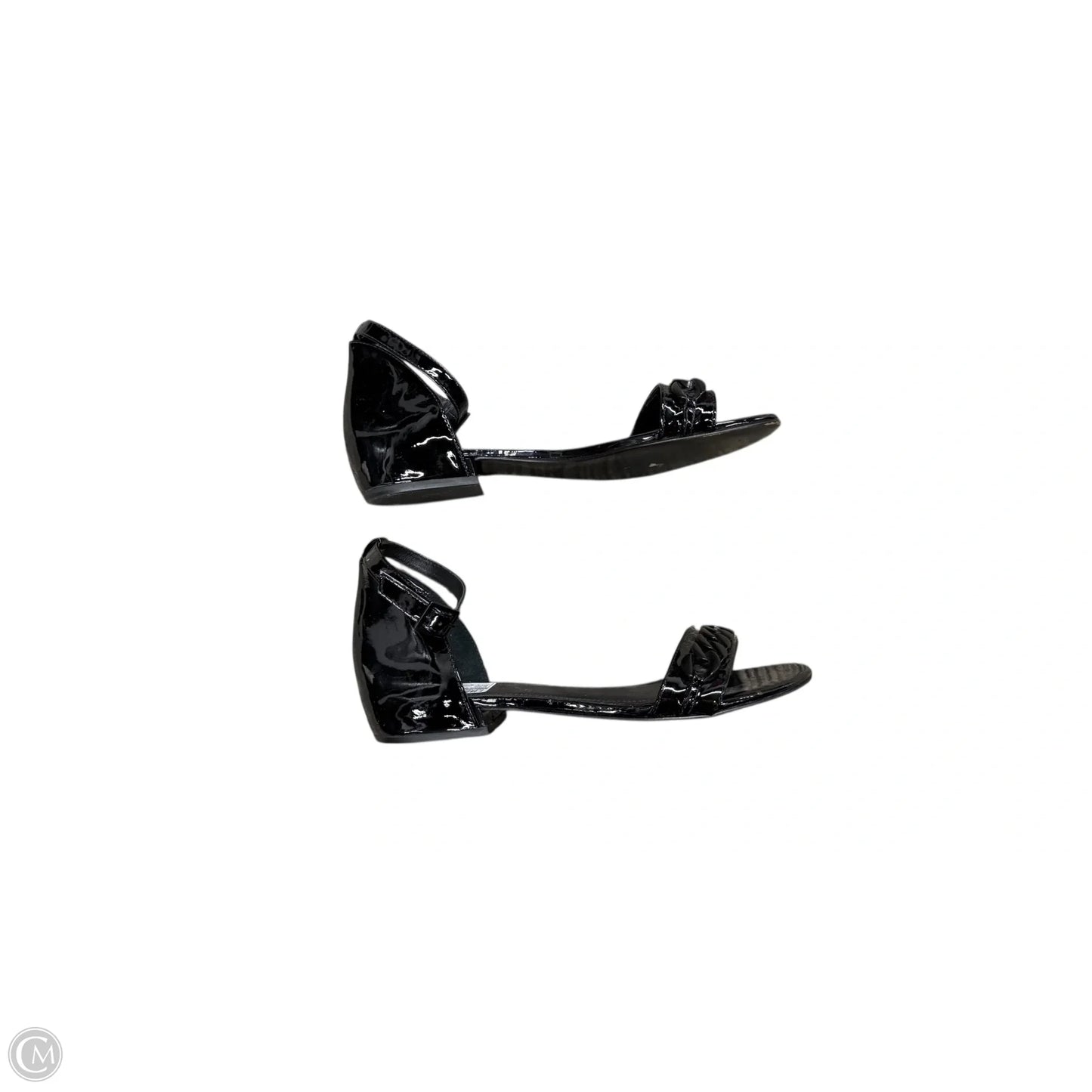 Sandals Designer By Sandro In Black, Size: 7.5