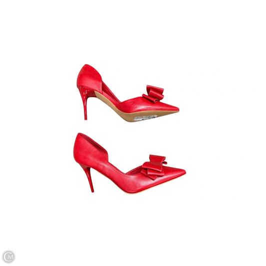 Shoes Heels Stiletto By Clothes Mentor In Red, Size: 9.5