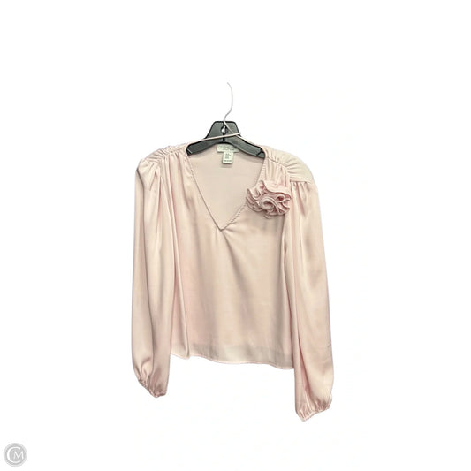 Top Long Sleeve By Rachel Zoe In Pink, Size: Xs
