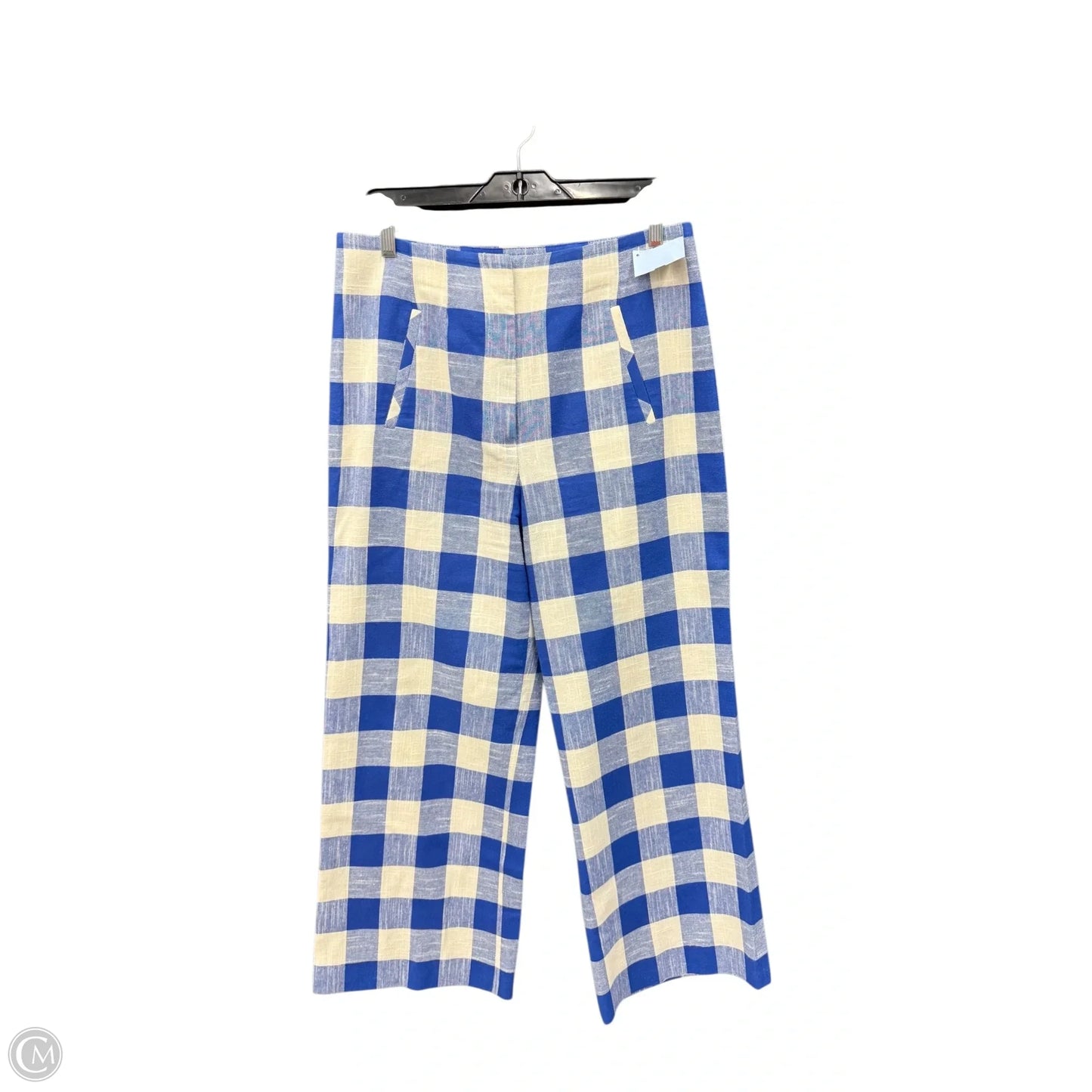 Pants Cropped By Veronica Beard In Checkered Pattern, Size: 10