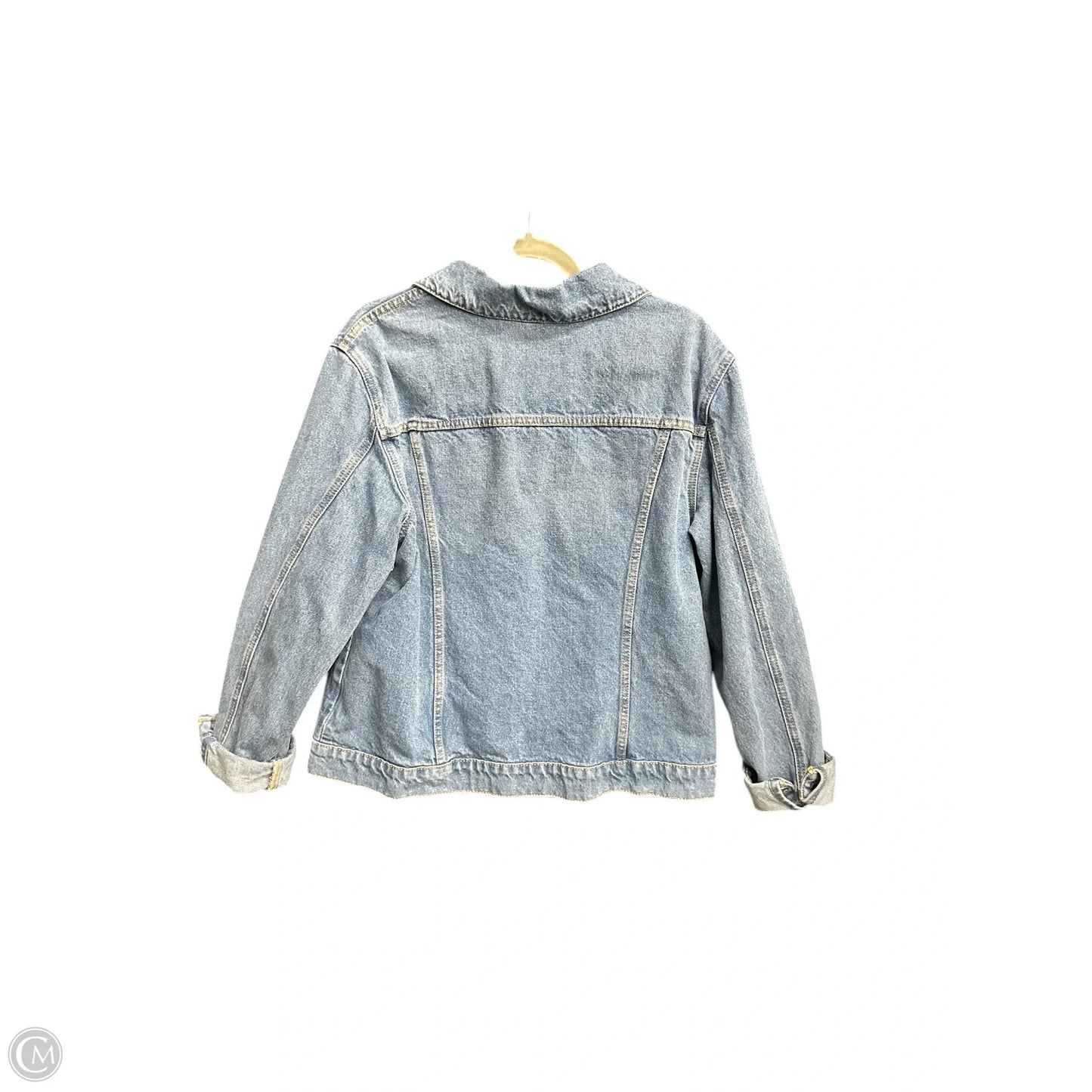Jacket Denim By Hudson In Blue Denim, Size: Xl