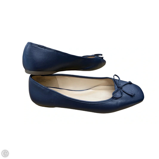 Shoes Flats By Liz Claiborne In Navy, Size: 10