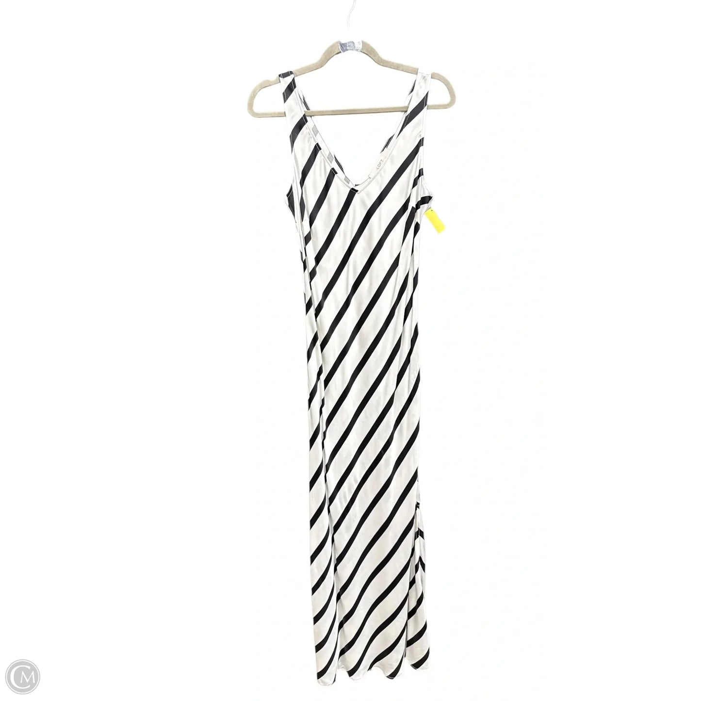 Dress Casual Maxi By Loft In Striped Pattern, Size: M