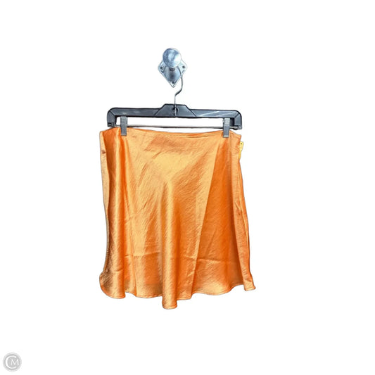 Skirt Mini & Short By Double Zero In Orange, Size: 12
