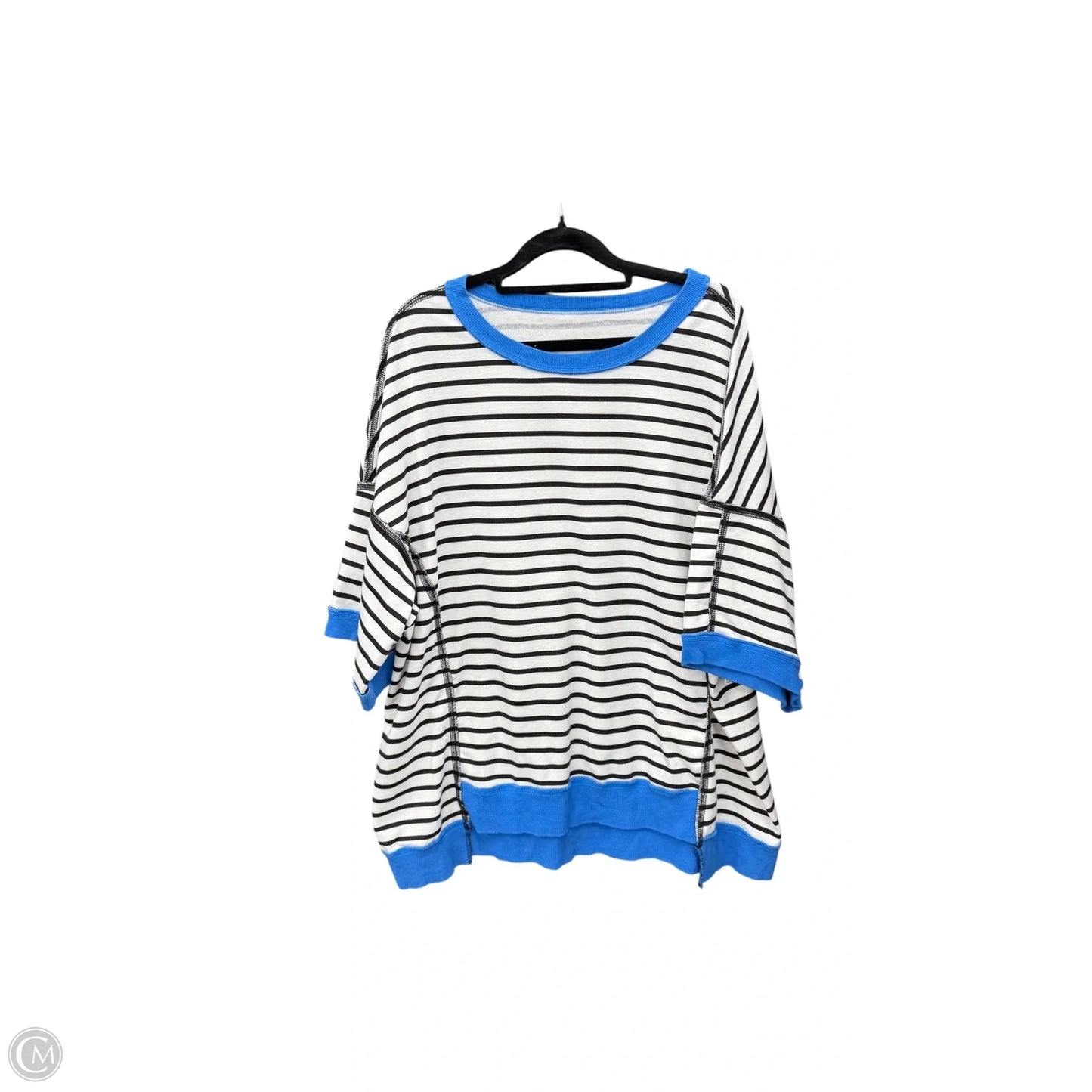 Top Short Sleeve By Clothes Mentor In Striped Pattern, Size: L