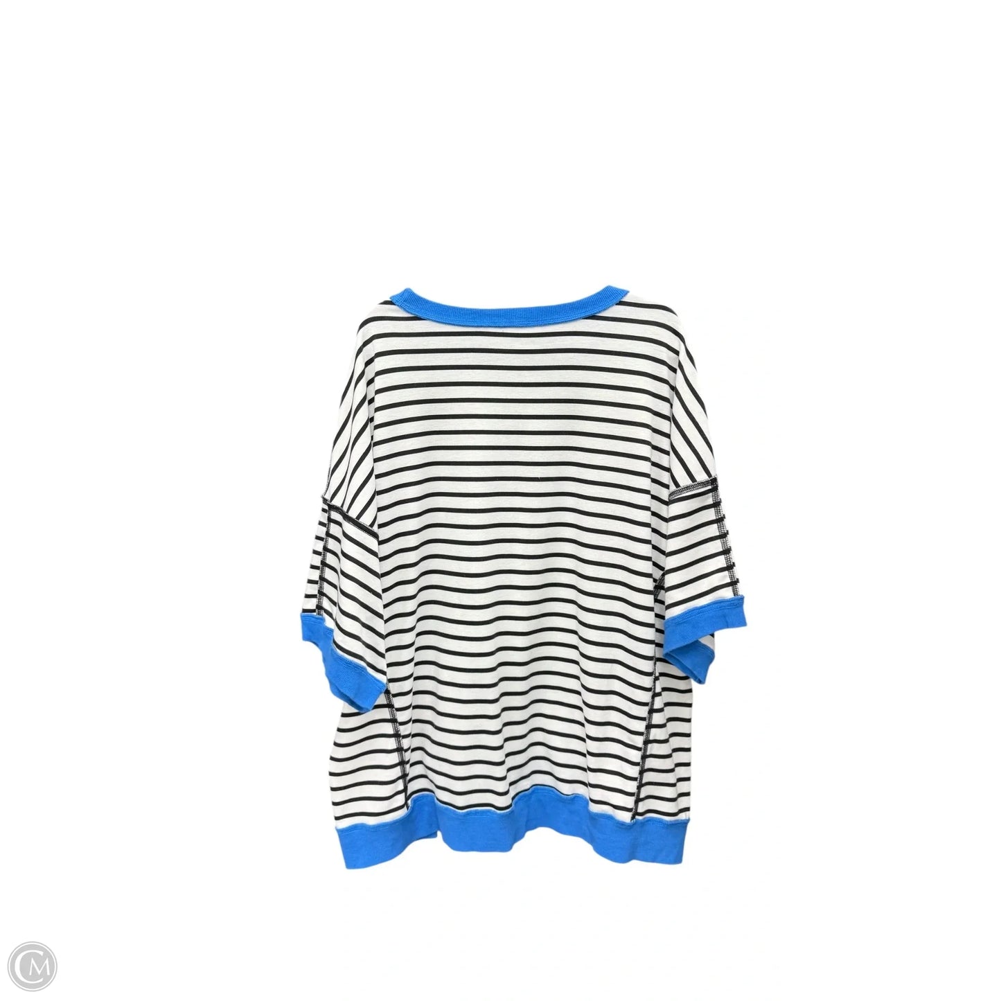 Top Short Sleeve By Clothes Mentor In Striped Pattern, Size: L