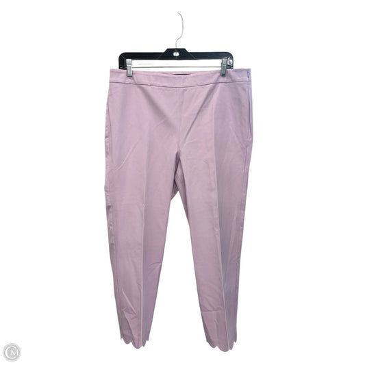 Pants Cropped By Talbots In Purple, Size: 12