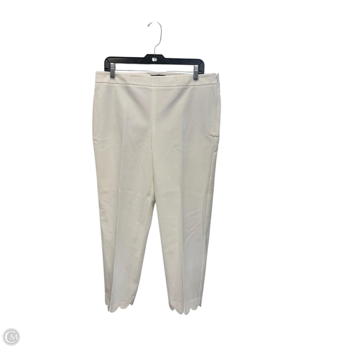 Pants Cropped By Talbots In White, Size: 12